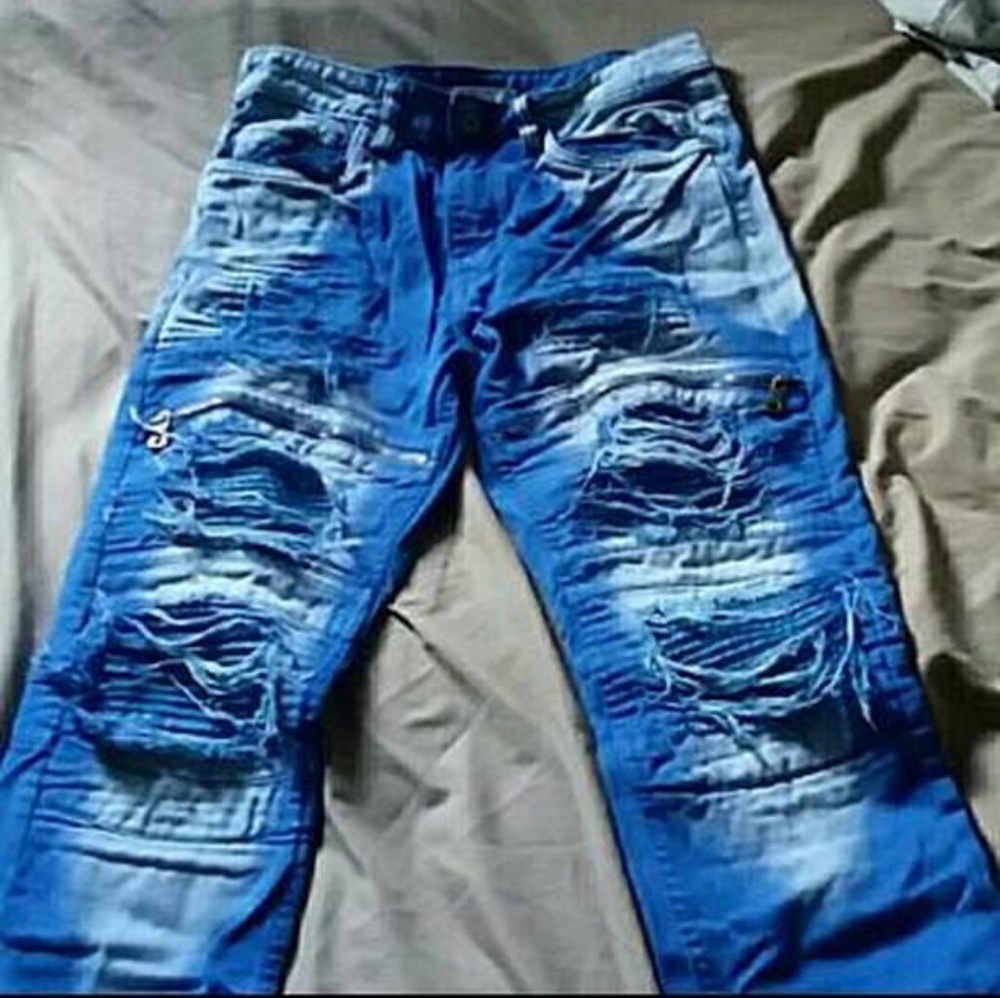 Designer ripped Jeans